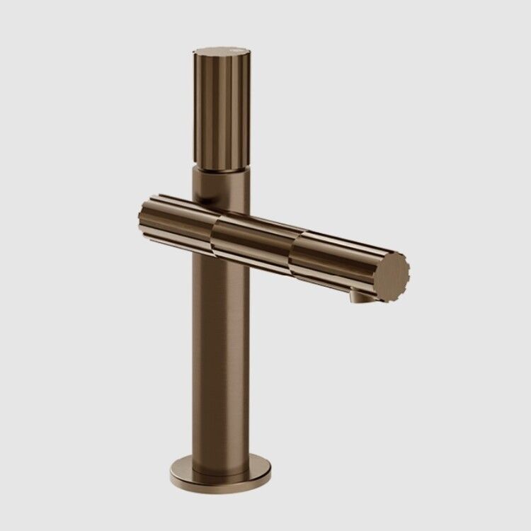 Смеситель для раковины Gessi Incastri однорычажный Coffee Bronze Brushed PVD 75002#761