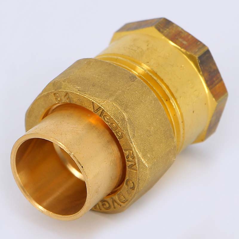 Разъемное соединение Viega 94343G пайка — внутренняя резьба с плоской прокладкой 22х3/4 117399