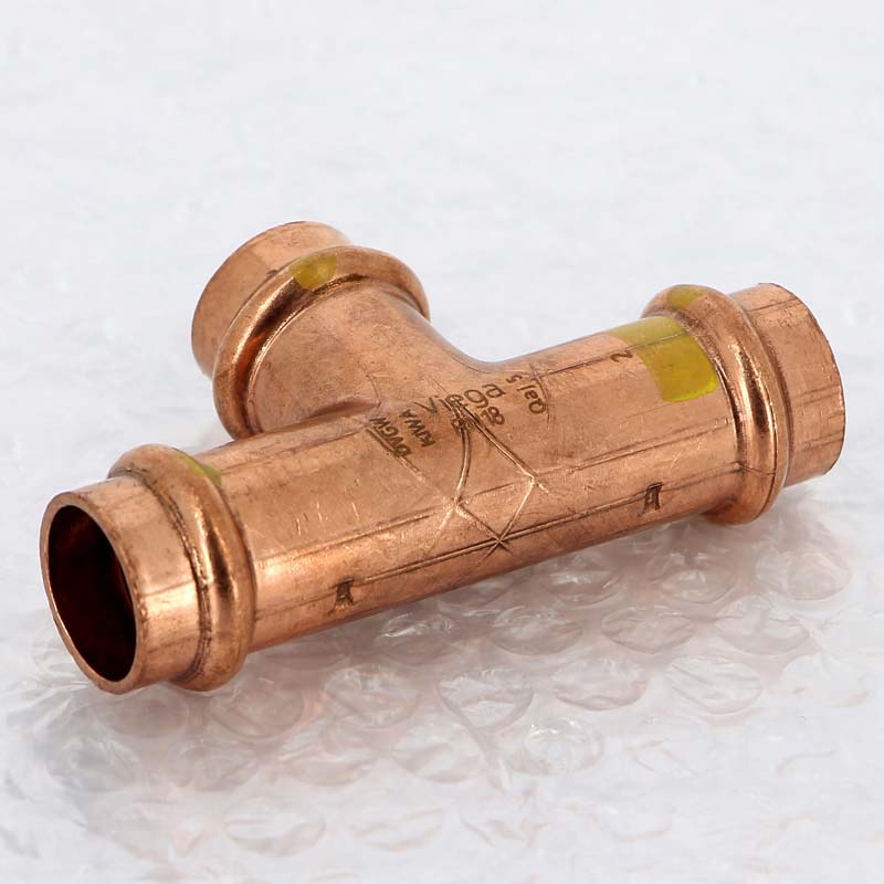 Тройник пресс медный Viega Profipress G 18 мм 345945