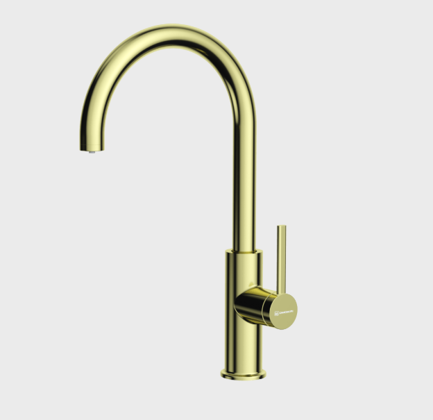 Смеситель для кухни OMOIKIRI Okawa 2 Plus золото светлое 4994552