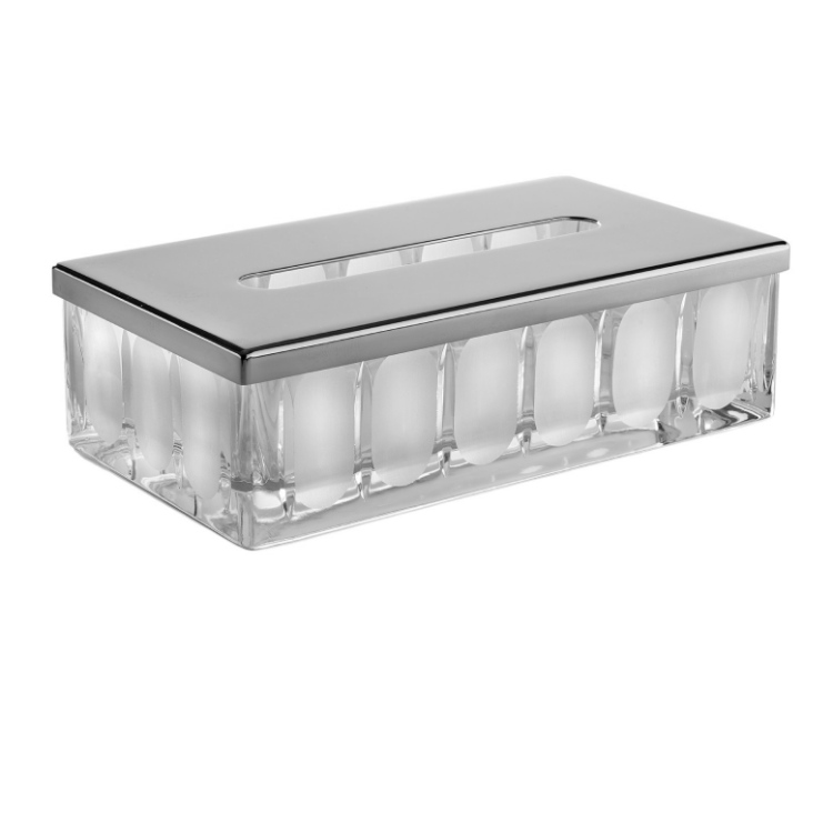 Контейнер для бумажных салфеток 3SC Montblanc настольный 230x125x70 мм хром MB70ACRSL