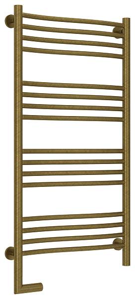 Полотенцесушитель электрический Сунержа Флюид 2.0 500x1000 мм левый состаренная бронза 05-5220-1050