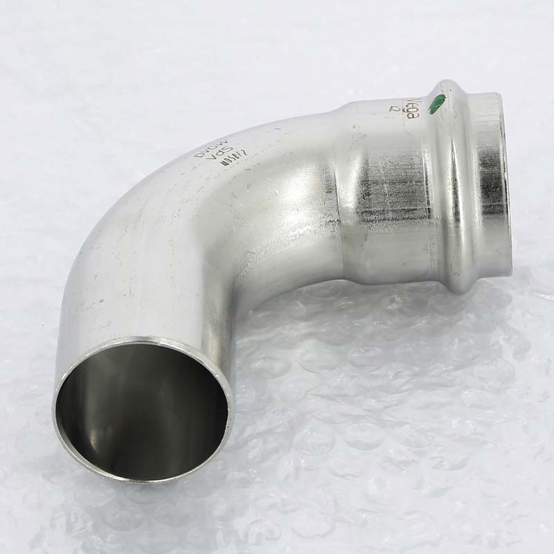 Отвод однораструбный 90° Viega Sanpress Inox пресс нержавеющая сталь 42 мм 435752