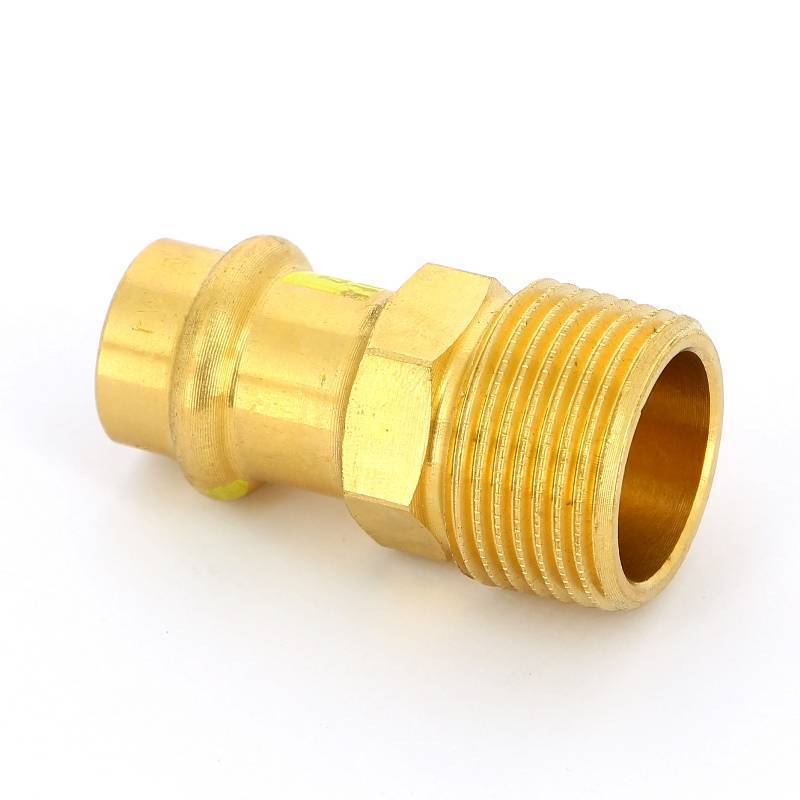 Муфта пресс с наружной резьбой Viega Profipress G 15 мм х 3/4 бронза 346133