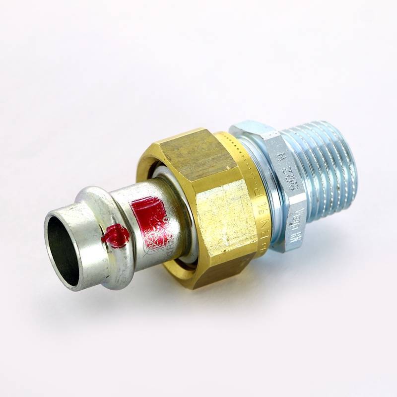 Муфта пресс-НР разъемная Viega Prestabo 15x1/2 оцинкованная сталь 559243