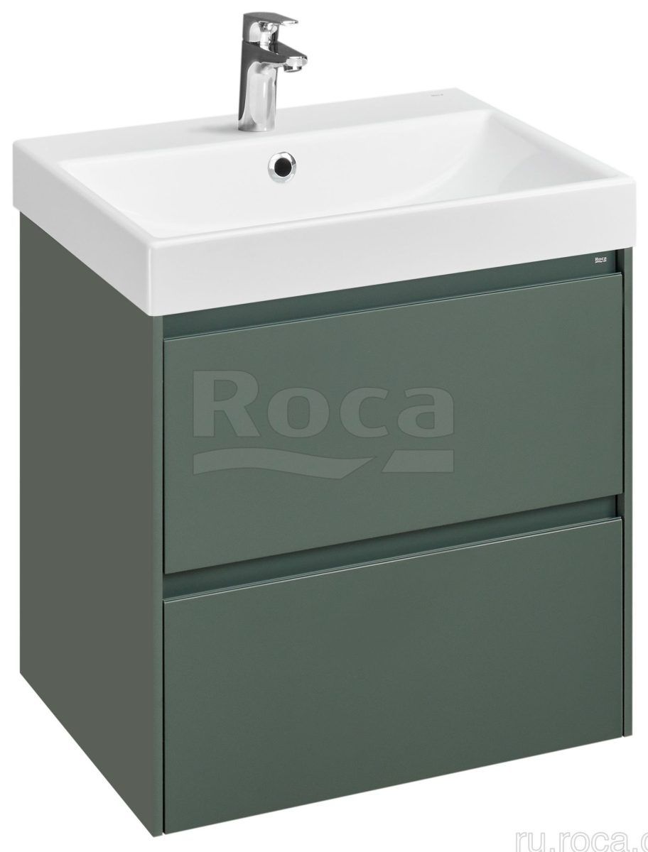 Тумба под раковину Roca Ona 60 585х450х565 мм зеленый матовый A857613513