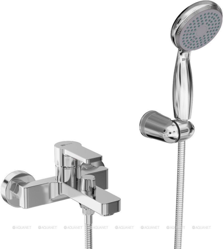 Смеситель для ванны Lemark Aura с коротким изливом хром LM0614CH