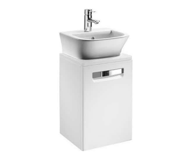 Тумба под раковину Roca The Gap 445х391х530 мм белый глянцевый ZRU9302880