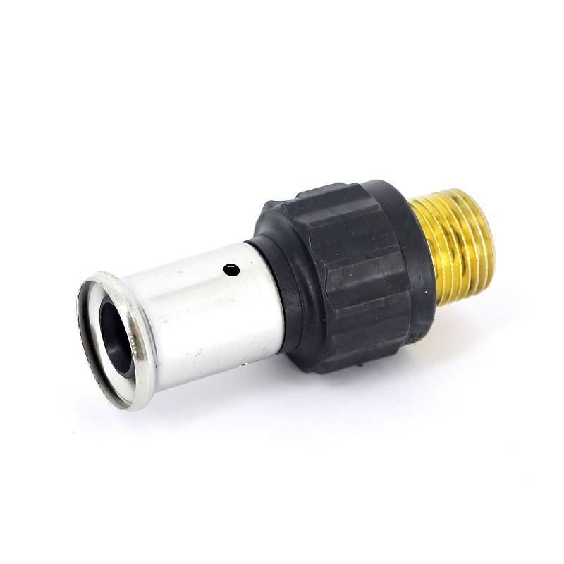 Муфта пресс с наружной резьбой Henco PVDF 20х1/2 17PK-2004