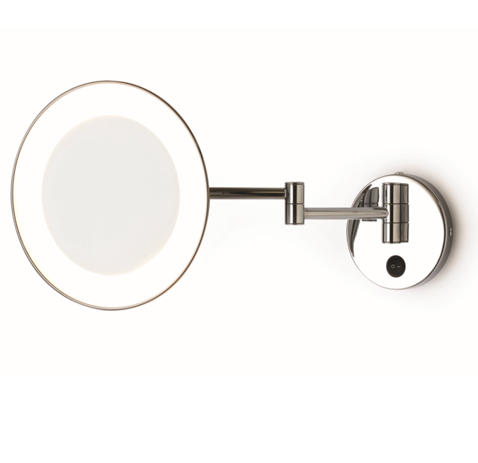 Косметическое зеркало Bertocci Vanity круглое матовый никель 18862156050
