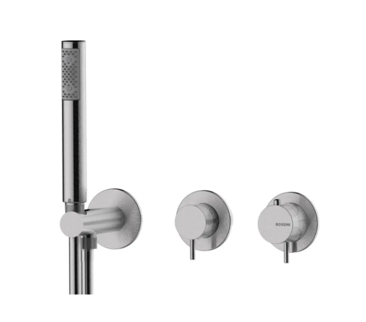 Смеситель для душа Bossini Nobu на 2 потребителя сталь матовая INZ227075