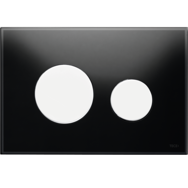 Панель смыва для унитаза TECE TECEloop 220x150 мм черный/белый 9240654