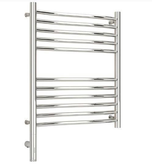 Полотенцесушитель электрический Сунержа Флюид 3.0 600x500 мм слева полированная сталь 00-5820-6050