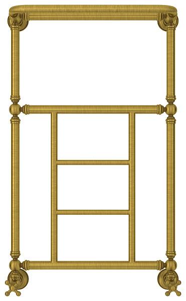 Полотенцесушитель водяной Сунержа Ренессанс 500x860 мм состаренная латунь 051-0282-8650