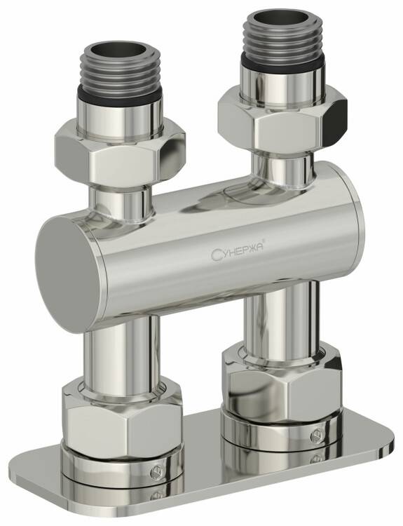 Модуль прямой Сунержа EU50 для водяных полотенцесушителей сталь 0015371234