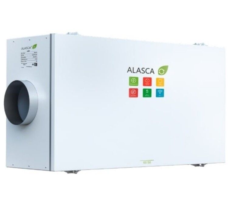 P300ECW Pro, Вентиляционная установка Alasca P приточная   смес. узел, заслонки, датчики