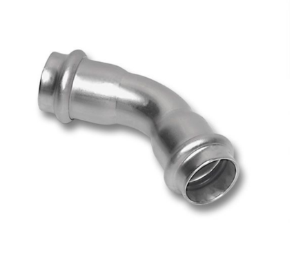 Отвод Sanha NiroPress 316L 45° 35 мм ВПр-ВПр 69041353