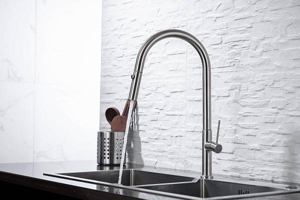 Смеситель для кухни Allen Brau Sprungfeder хром матовый 5.60002-SS