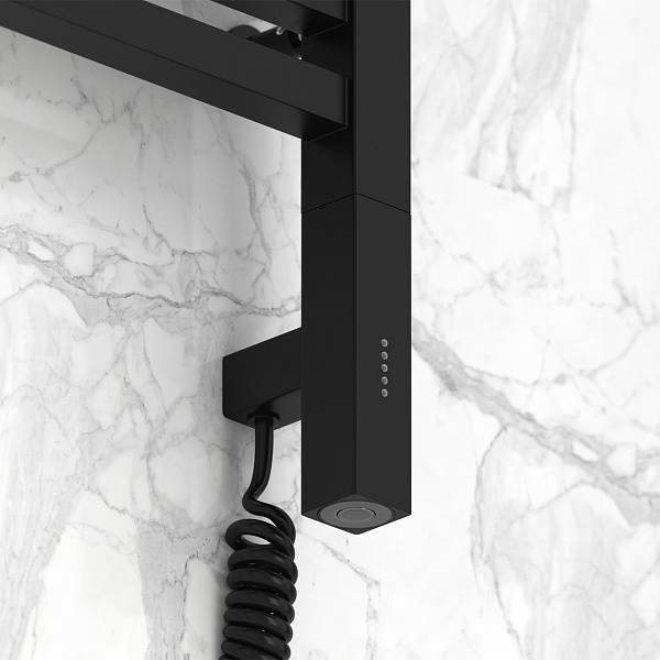 Полотенцесушитель электрический Сунержа Модус 3.0 400x800 мм левый матовый черный 31-5700-8040