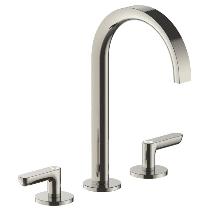 Смеситель для раковины Fantini Icona Deco 291 мм Nickel PVD 5395R107.