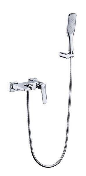 Смеситель для ванны Boheme Venturo с душевым гарнитуром хром глянцевый 373
