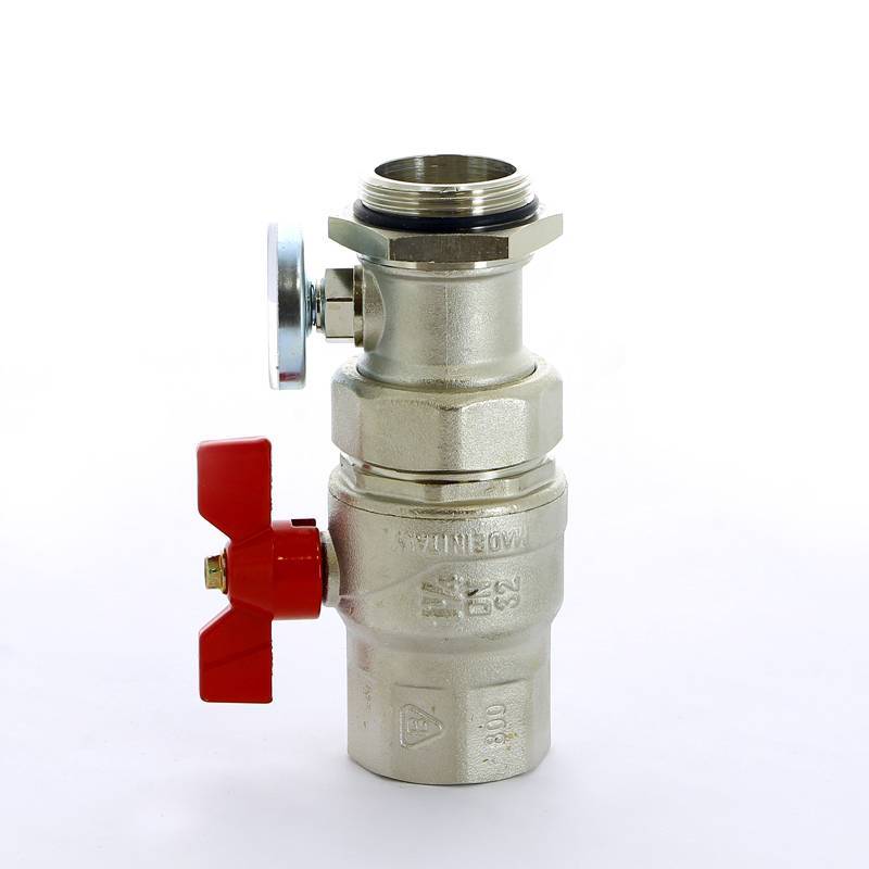 Комплект шаровых кранов Emmeti Progress 1 1/4 НВ с термометром 2 шт 01306132