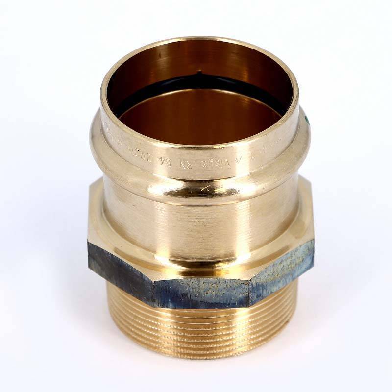 Муфта переходная пресс-Н Viega Sanpress бронза 54x2 195267