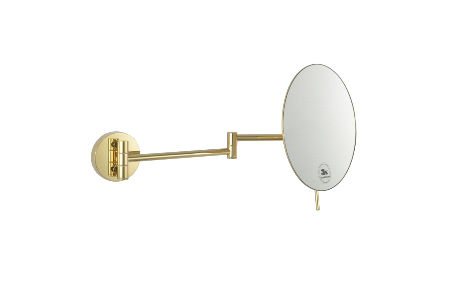 Зеркало косметическое Boheme 508-G настенное увеличение 3x золото 508-G