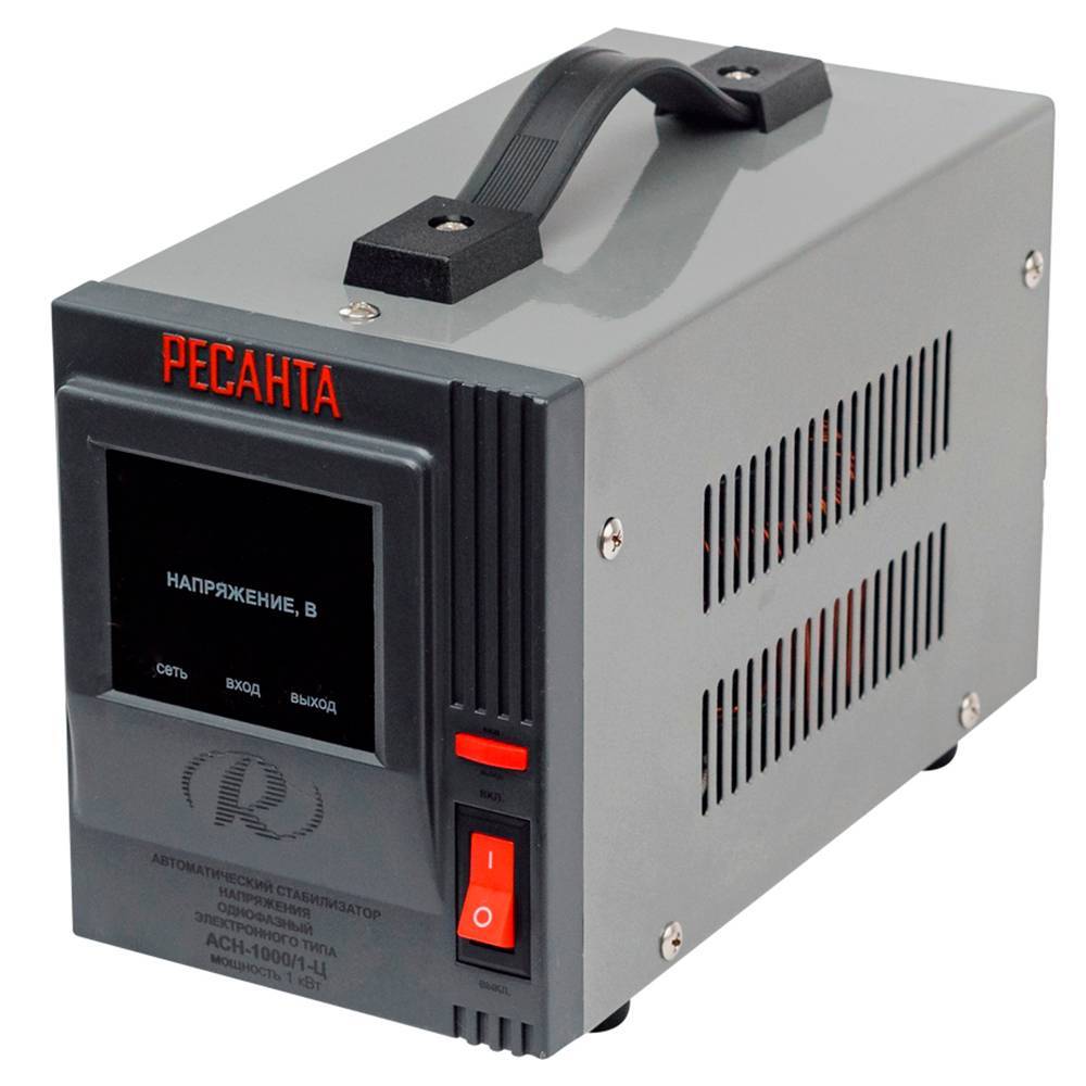 Стабилизатор напряжения Ресанта АСН-/1-Ц 1 кВт 63/6/7