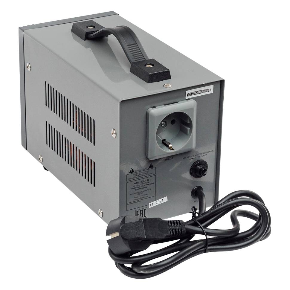 Стабилизатор напряжения Ресанта АСН-/1-Ц 1 кВт 63/6/7