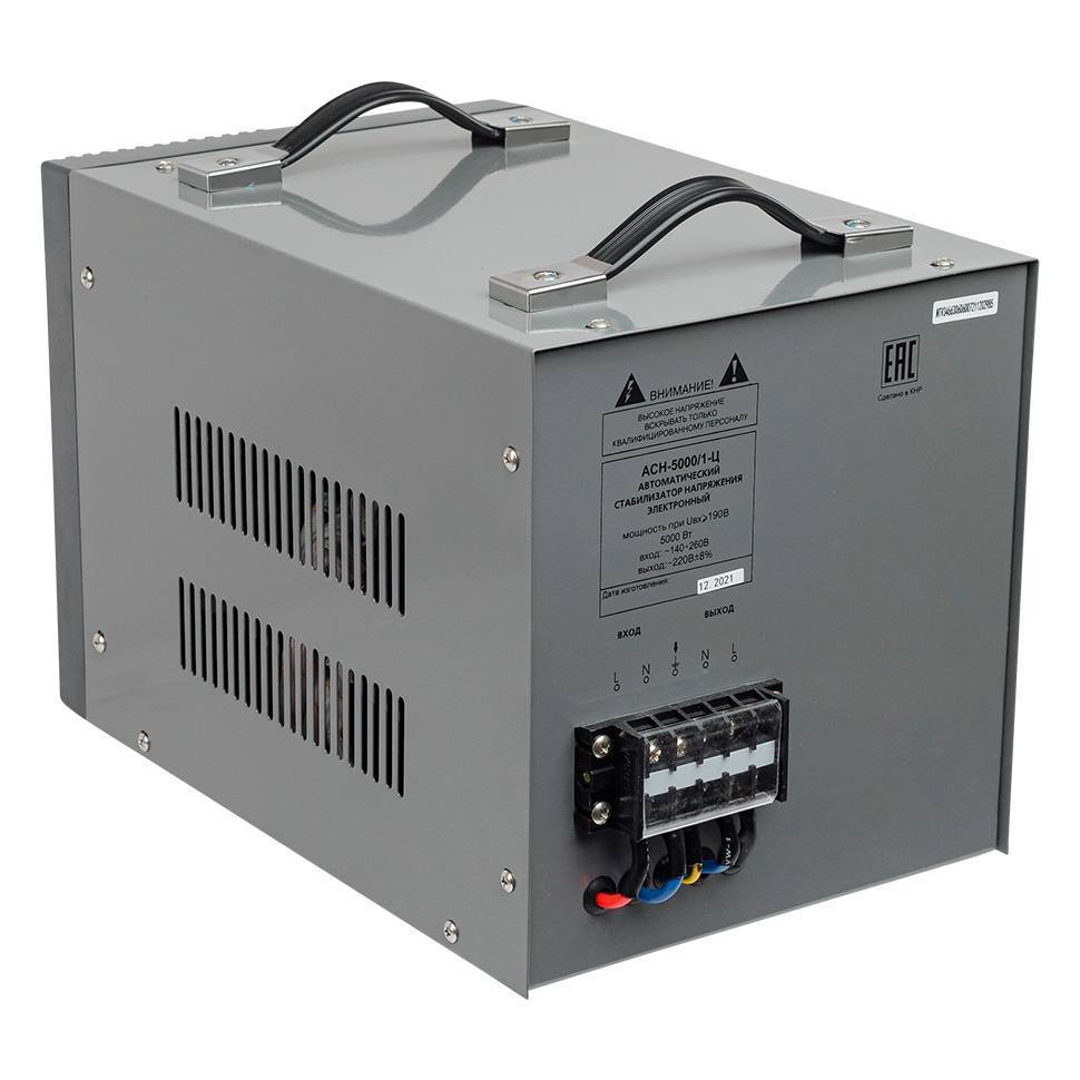 Стабилизатор напряжения Ресанта АСН-5000/1-Ц релейный 5 кВт