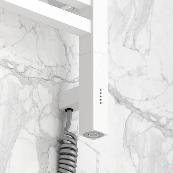 Полотенцесушитель электрический Сунержа Модус 3.0 500x800 мм левый матовый белый 30-5700-8050