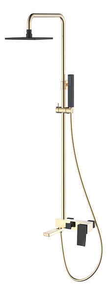 Душевая стойка Boheme Q с верхним душем 15х36х92 см золото 148-GB.2