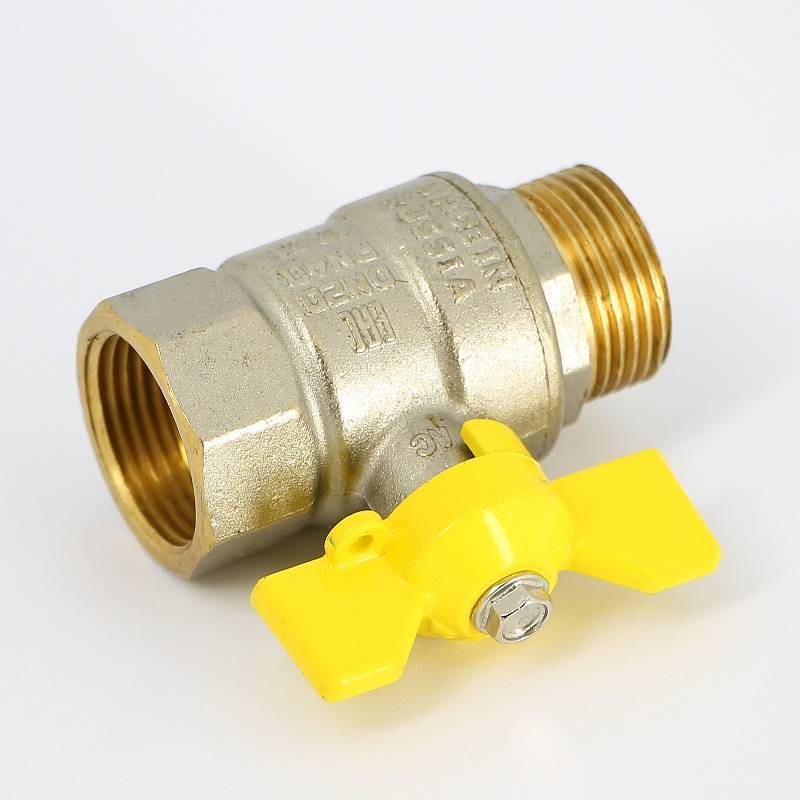 Кран шаровой для газа LD Pride 3/4 НВ полнопроходной бабочка 47.352.20