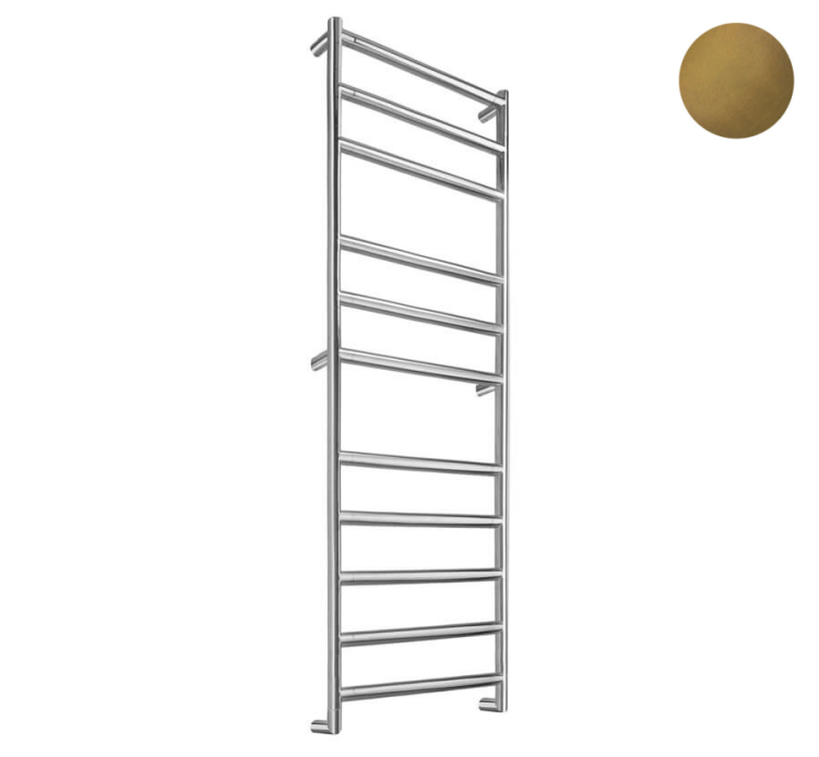 Полотенцесушитель электрический Margaroli Sereno 5-584/11 500x1637 мм с Box цвет Mat Old Brass 55844711MBNB