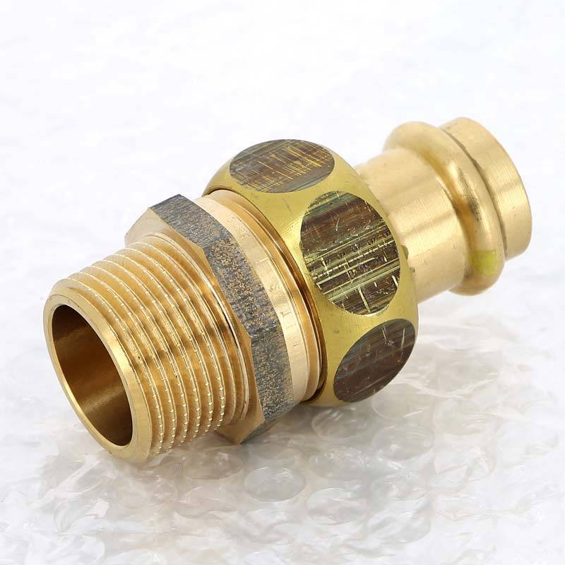 Муфта разъёмная пресс-Н бронза Viega Profipress G плоская прокладка 22x1 390686