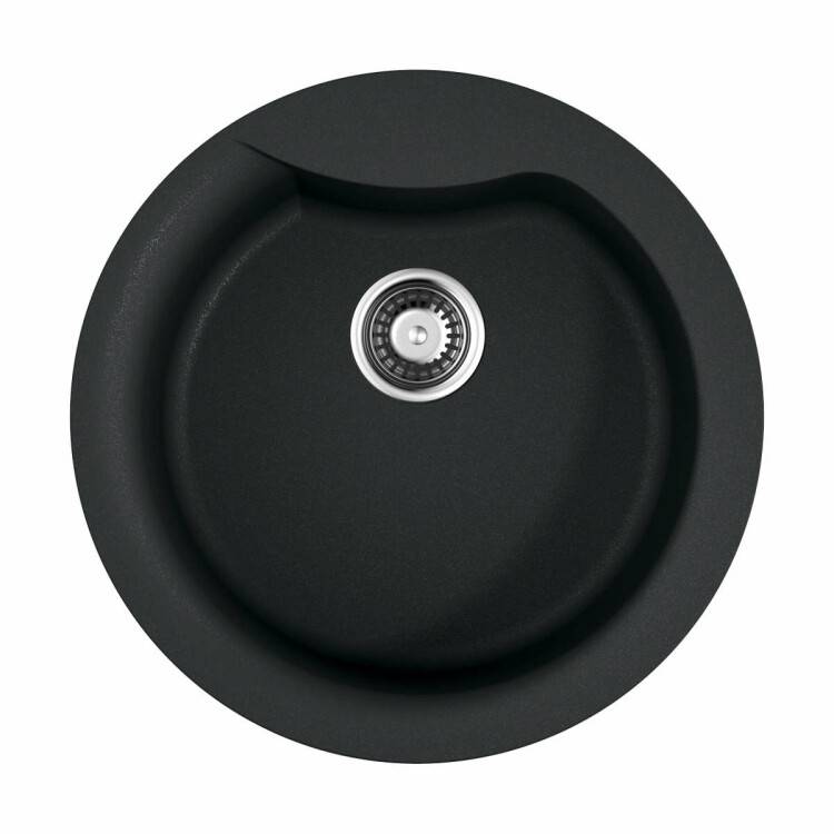 Кухонная мойка OMOIKIRI Yasugata 50 485x485 мм чёрный 1 отверстие 4993130