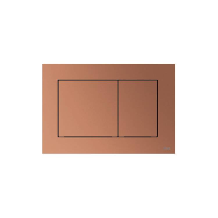 Панель смыва для унитаза TECE TECEnow 220х150 мм красная бронза металлик 9240422