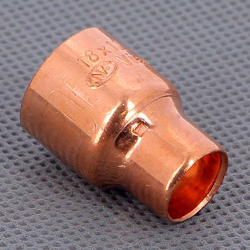 Муфта редукционная медная Viega 18х12 мм пайка 106874