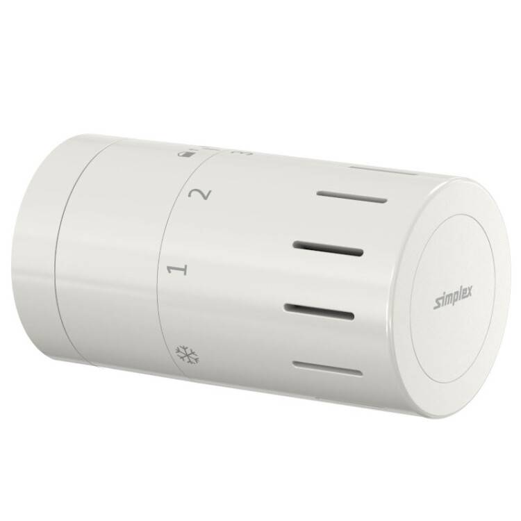 Термостат Meibes Design TC-D1 M30x1.5 с установкой нуля белый F35320