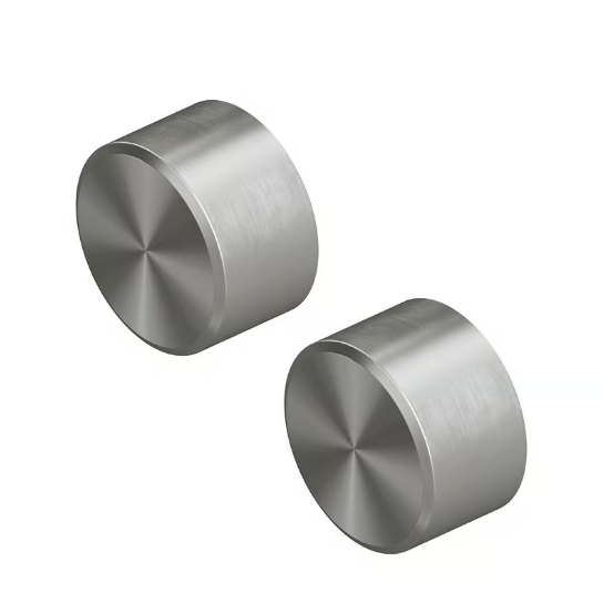 Вентиль запорный Quadro design Stereo 1/2 сталь брашированная 2 шт 1663VAS