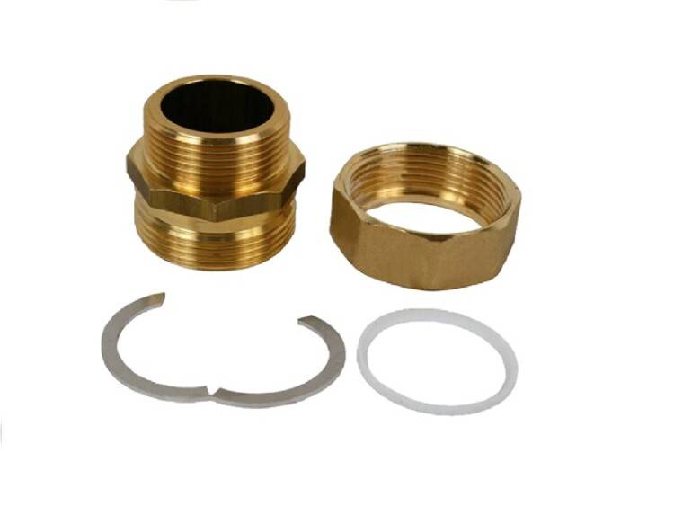 Комплект концевого фитинга Meibes Inoflex 1 НР DN 25 латунь M46102FL