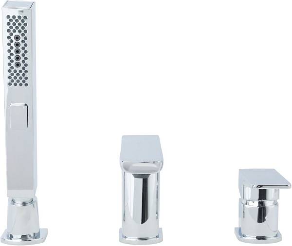 Смеситель на борт ванны Allen Brau Infinity на 3 отверстия хром 5.21008-00