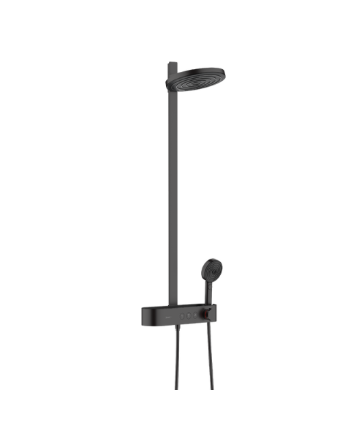 Душевая стойка Hansgrohe Pulsify 260 с термостатом, матовый черный, 24241670