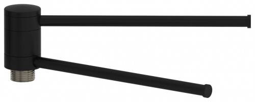 Полотенцедержатель двойной Сунержа 360 200 мм черный матовый 3120030200