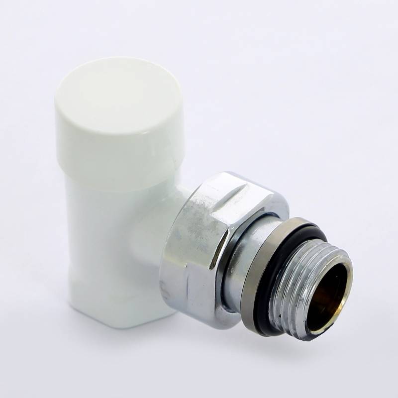 Вентиль обратный Carlo Poletti Compact угловой НВ 1/2 белый V150410E