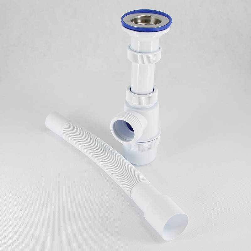 Сифон для мойки Wirquin Элит 1 1/2 х 40 мм чашка 70 мм с гофрой 40х40/50 мм 30986170