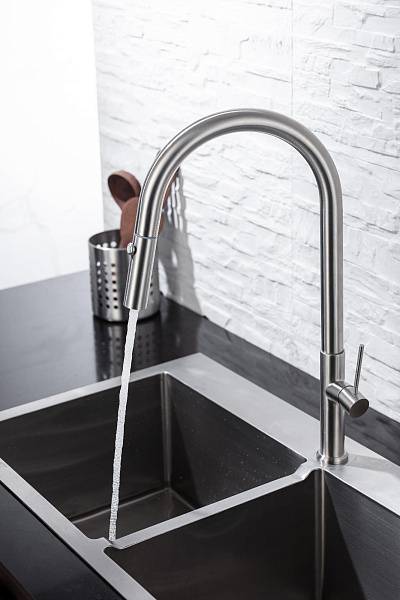 Смеситель для кухни Allen Brau Sprungfeder хром матовый 5.60002-SS