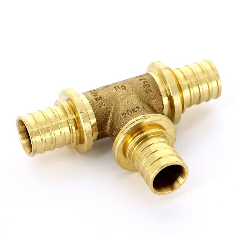 Тройник надвижной REHAU RAUTITAN RX 20 мм бронза 1377726