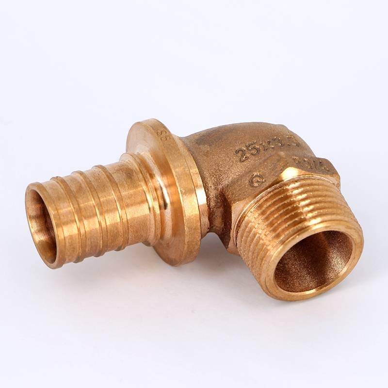 Угольник-переходник REHAU RAUTITAN RX+ 25х3/4 НР бронза 456350